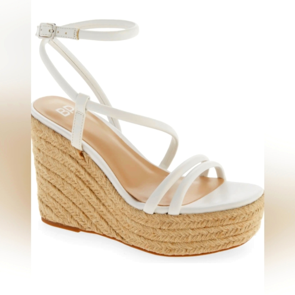 Cohan Espadrille Platform Wedge Sandal (Women)BP. NWOT WHITE